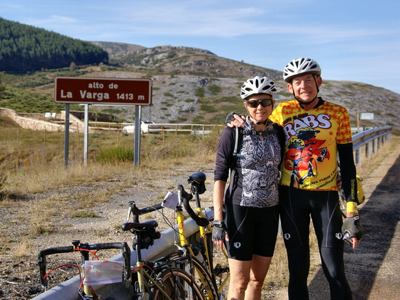 Karen & Ed at top of La Varga - 1413m (credit Bill)