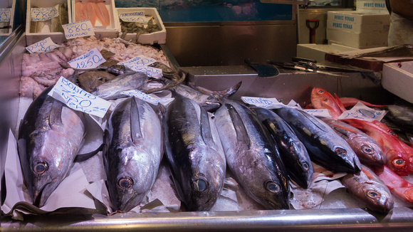 Fish vendor - Ribera market - Bilbao