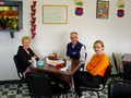 Beth, Bob & Karen at Conchitas in Marfa Texas