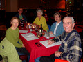 Karen, Charlie, Julie, Mary Ellen & Joe at dinner Saturday night