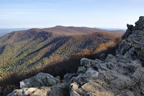 Looking northwest from Hawksbill