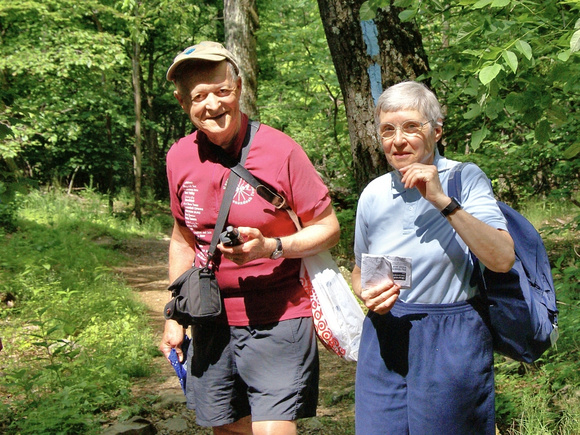 Fred & Ann - on return from Lewis Falls
