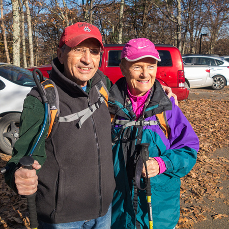 Norm & Barb ready to hike