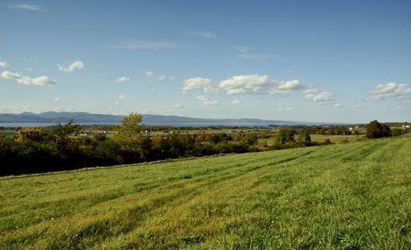Lake Champlain looking NW from Charlotte Park and Wildlife Refuge