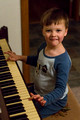 Caiden at piano