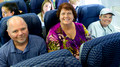 Michael, Michelle and Sue on the flight to St Thomas
