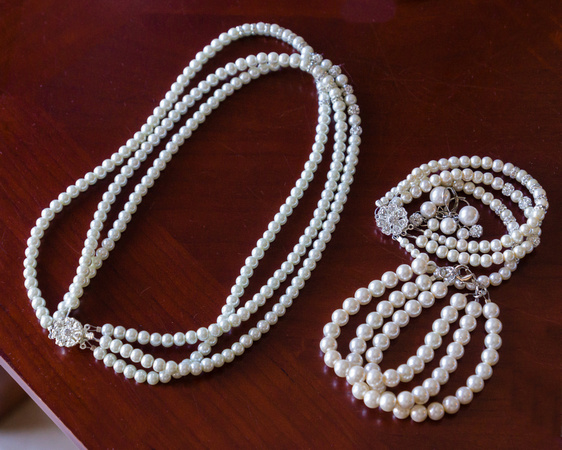 Pearls for the bride