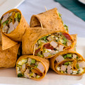 DSC08360 - Lunch - veggie and chicken wraps