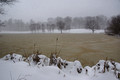 Links Pond - dirty & frozen