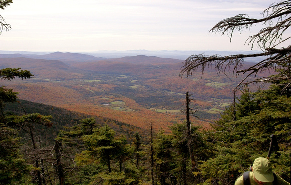 From a steep section on Mt Abraham looking SW