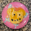 Hayley's Mickey Mouse pancake