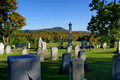 Cemetery and Pease Mt - Charlotte VT