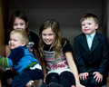 Kiran, Keillor, Reilly and Caiden at funeral service