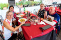 Karen, Alex, Catherine and Bill - lunch at La Gramola, Castagneto Carducci