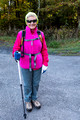 Barb ready to hike - Canaan Valley - Wednesday AM