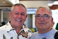 Dick Francis & Jim Carano at Hilton