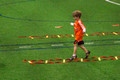 Soccer practice - obstacle course