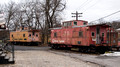Old rail cars - Depot Grill on Middlebrook Ave., Staunton, VA