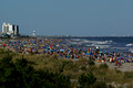 Crowded Beach on Sunday