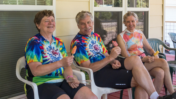 Carol, Bob & Karen - at Dave Anderson's residence