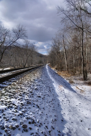 Tracks looking West - Bull Run Mountains Conservancy