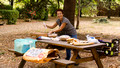 Odile prepares a fabulous picnic