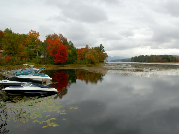 Cloudy day on Brant Lake NY